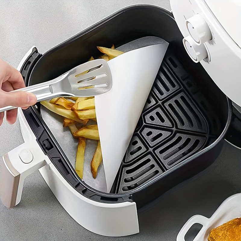 Air Fryer Disposable Square Paper Liner 200PCS, Air Fryer Liners Square  Paper - Non-stick Airfryer Liners for Baking 6.7 Inches - Natural