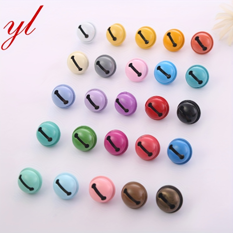 10 Colors Cheerful Sound Craft Bells For Wreath Large Jingle - Temu