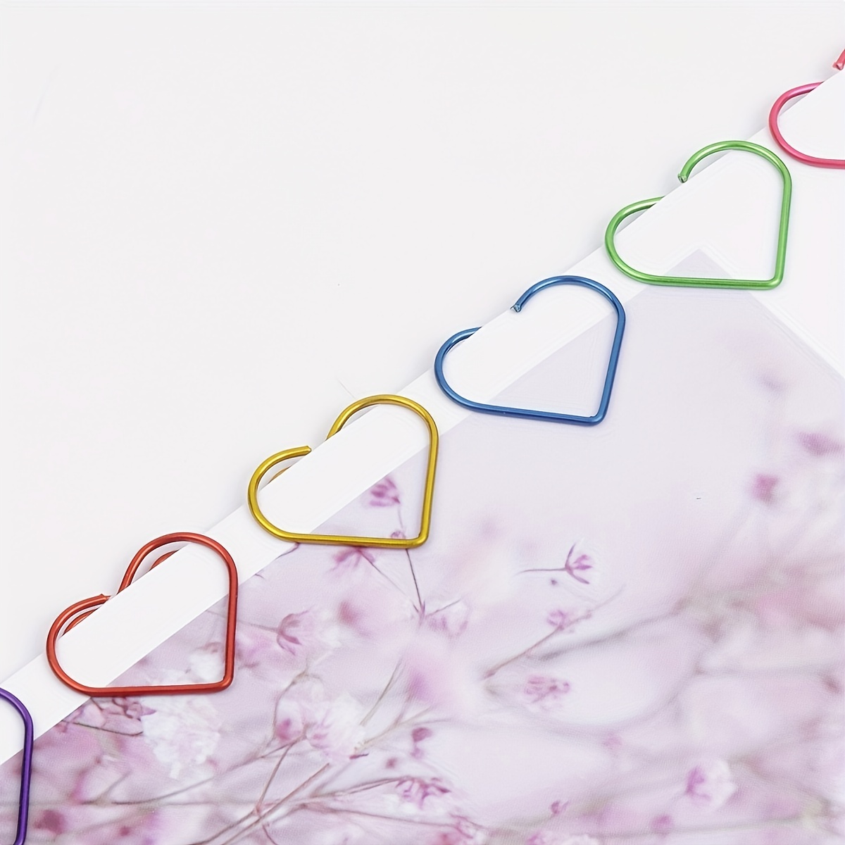 Shaped Paper Clips, Heart Paper Clips