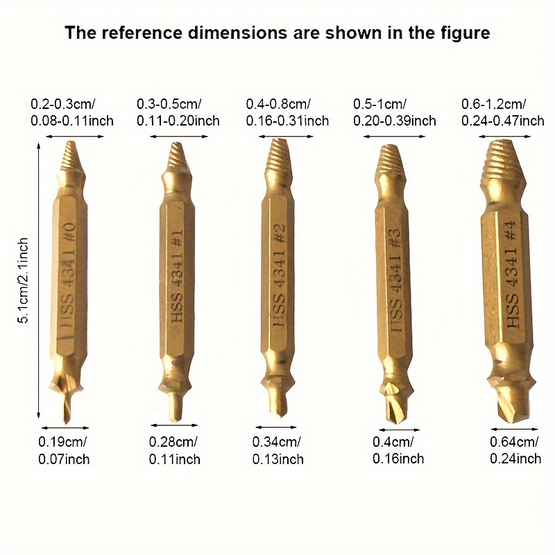 Extractor Tornillos Doble Cabeza. Extractor Tornillos - Temu