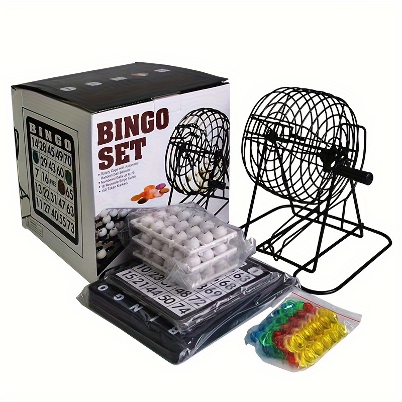 Bingo Game Set Board Game Reusable Traditional Bingo Game Temu Finland