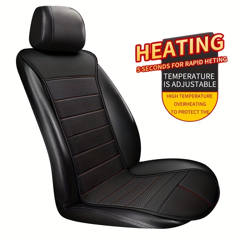 New Winter Heated Seat Cushion 12V Graphene Heated Seat Cover For Office  Chair