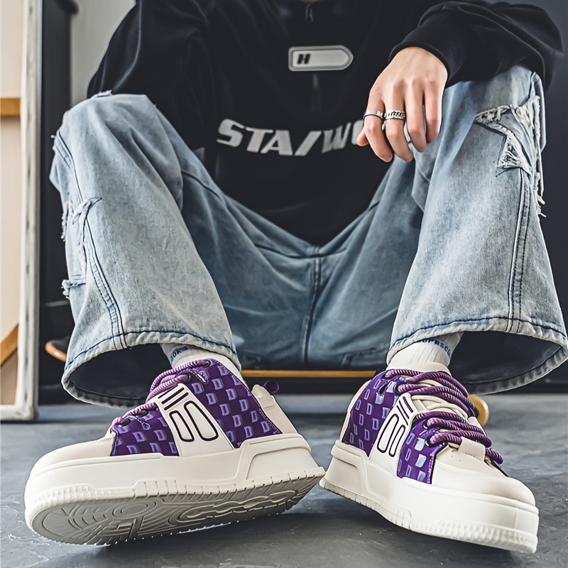 Mens purple 2025 skate shoes