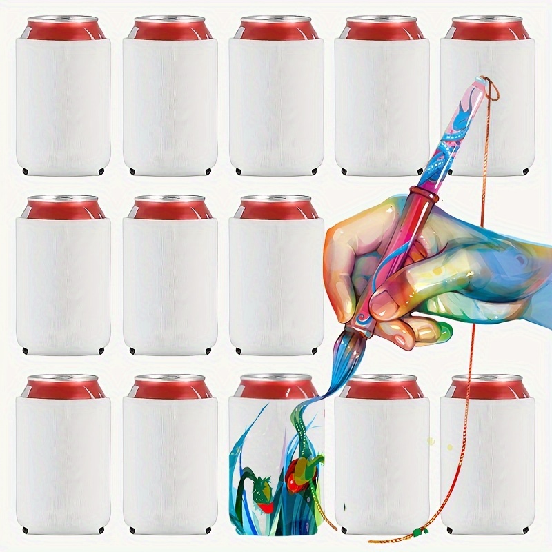 Enfriadores de cerveza personalizados, 20 unidades, enfriador de latas  personalizado con logotipo de foto, soporte de botella de bebidas aislado