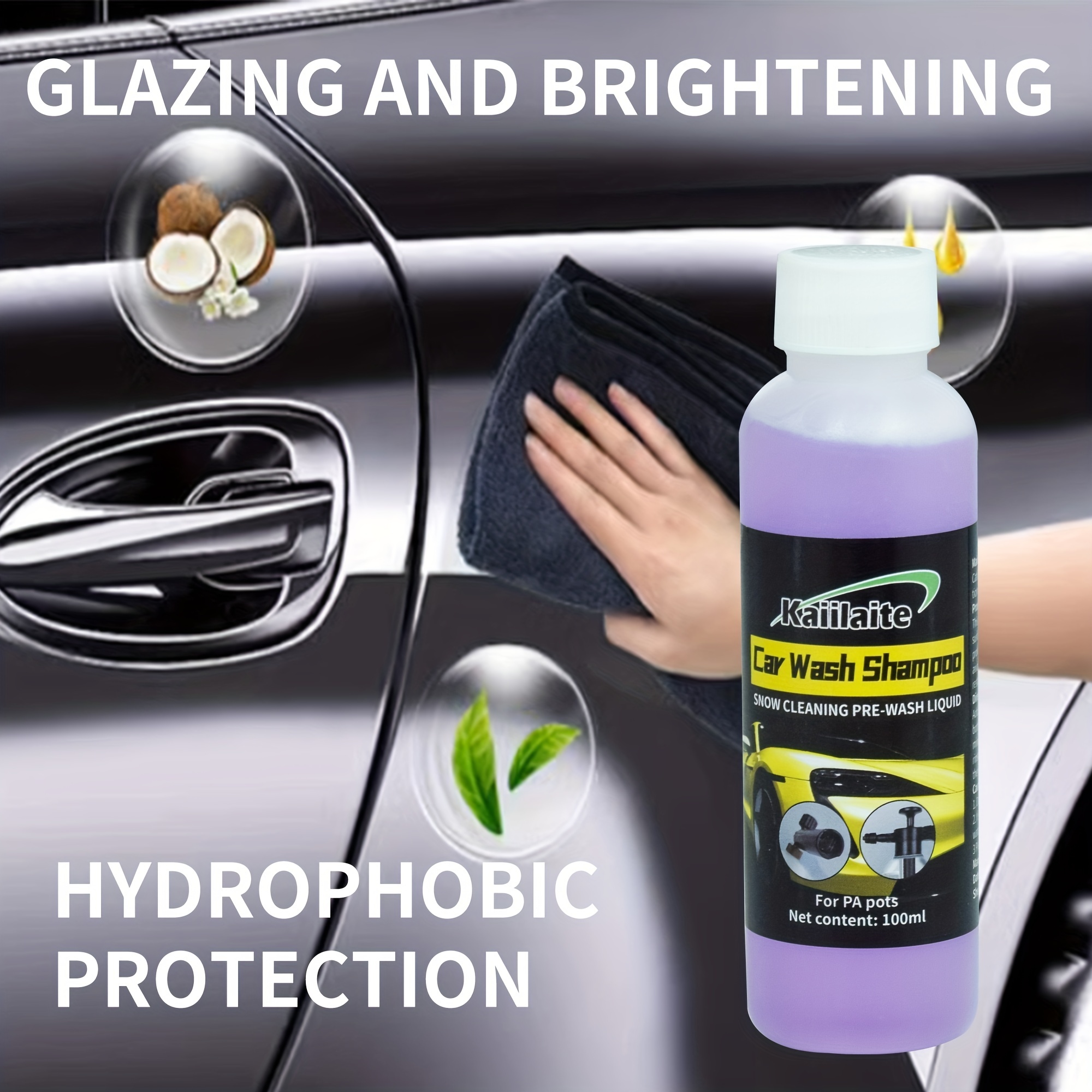 Car Wash Shampoo: Foaming Soap Wax For Powerful Cleaning - Temu