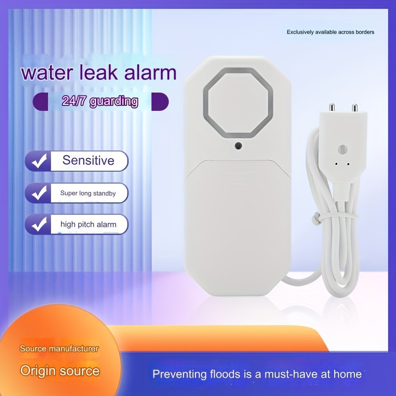 Alarme de fuite d'eau - Détecteur de fuite d'eau