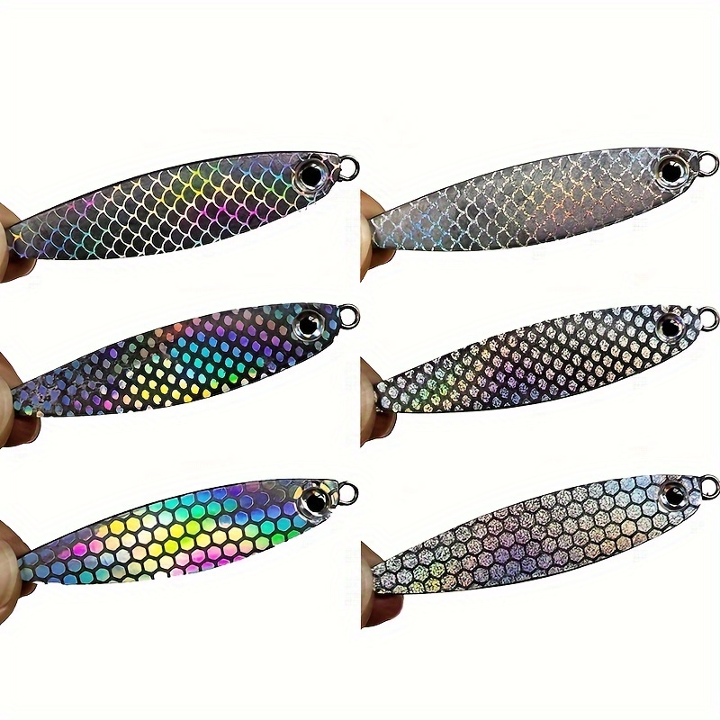 12pcs/lot Mixed Color Lure Making Stickers, Imitation Fish Skin Flash  Stickers, Fly Bait Tying Material