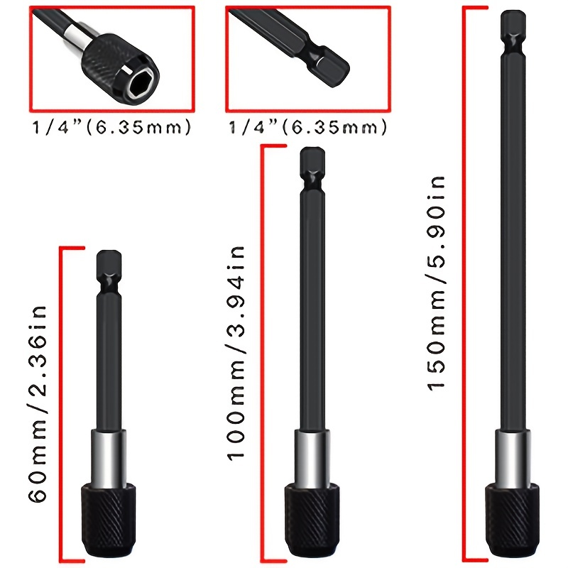 Flexible Drill Bit Extension Set & Universal Socket Tool, Bendable Drill Bit  Extension, 3pcs Drill Bit Holder, 1/4 3/8 1/2 Universal Socket Adapter S  for Sale in Alta Loma, CA - OfferUp