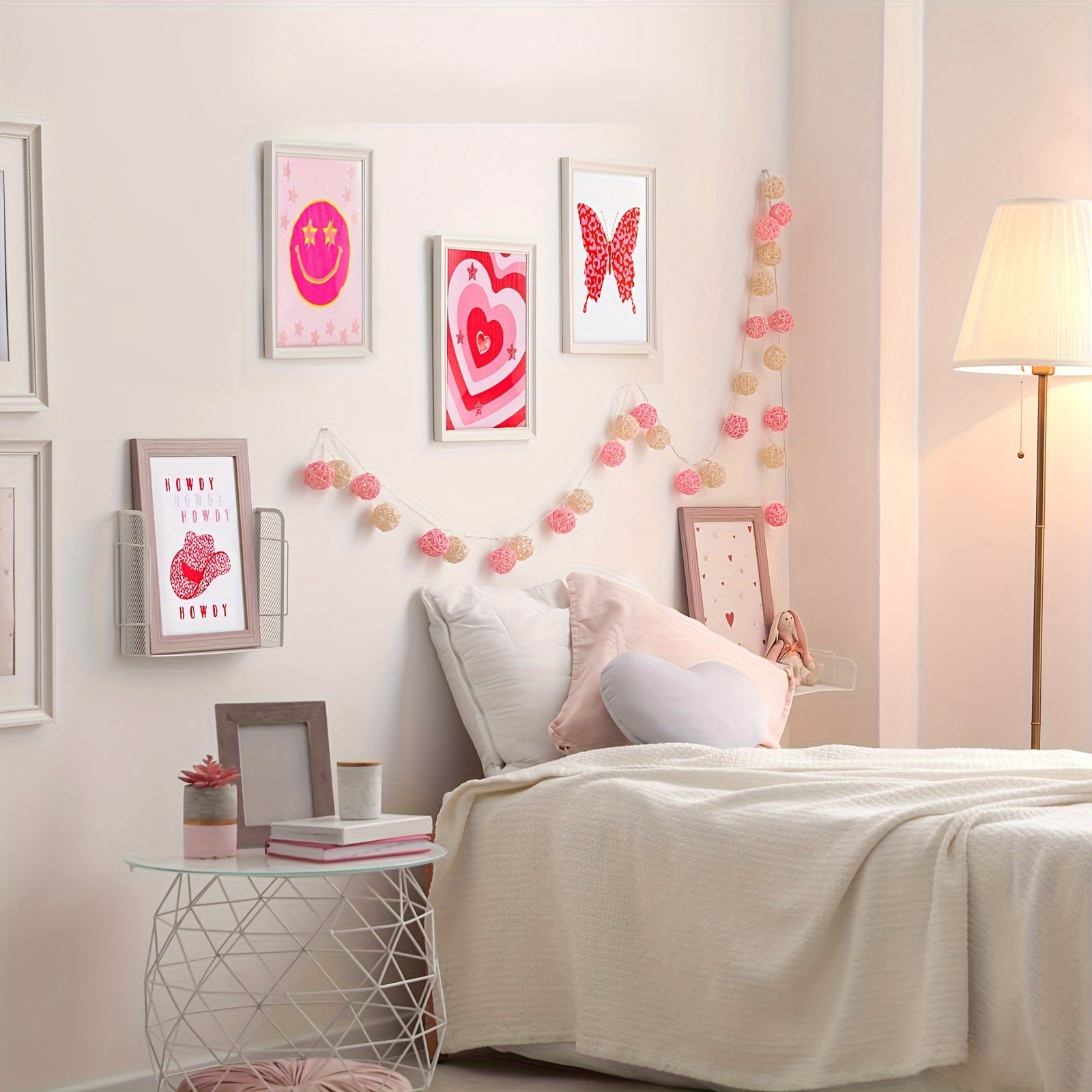 Preppy Room Decor Aesthetic Hot White Wall Art For Teen - Temu