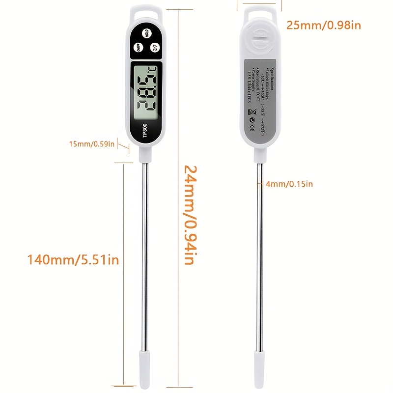 Digita Thermometer mit starrer Sonde für Küche und Lebensmittel DW