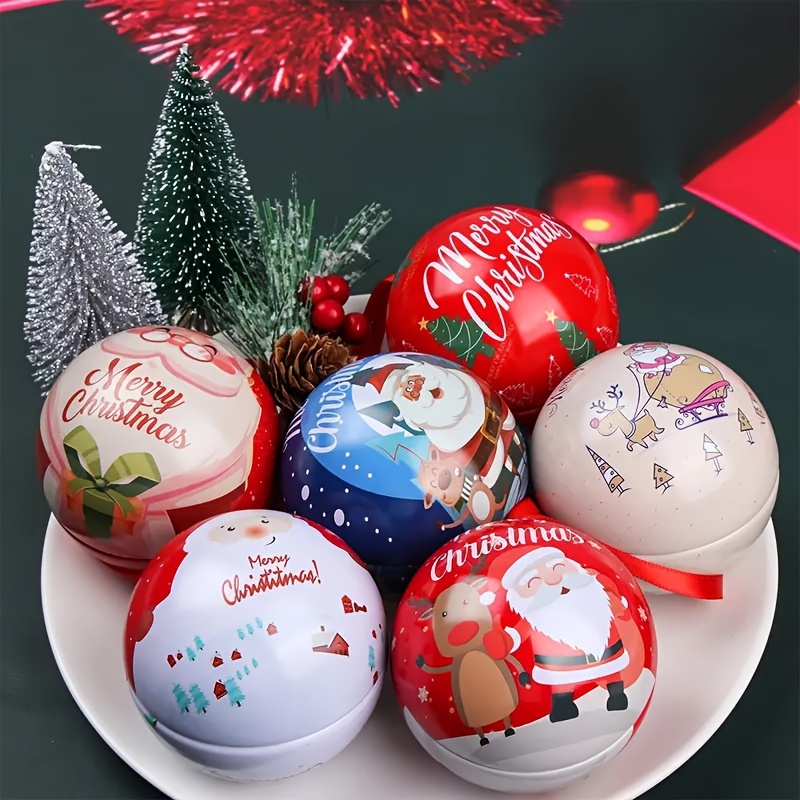 Christmas Tree Ball Chocolate Pendant Candy Box Dome - Temu