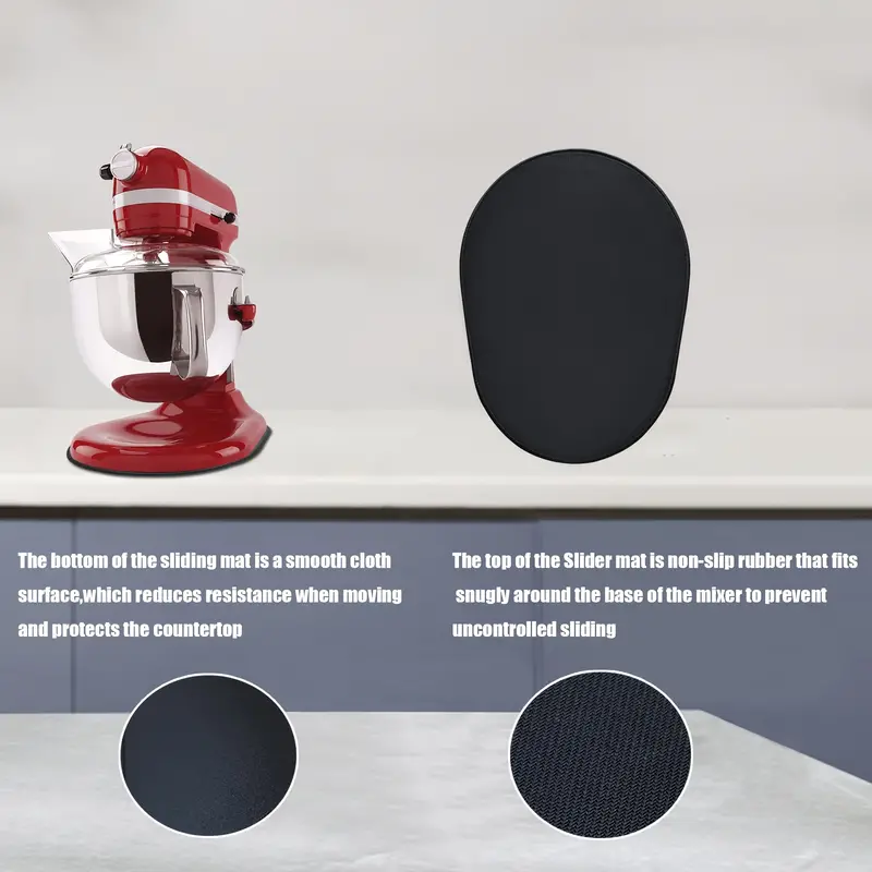 Sliding Pad for KitchenAid Stand Mixer Kitchen Appliance Slide Mat Mover  for KitchenAid Stand Mixer for