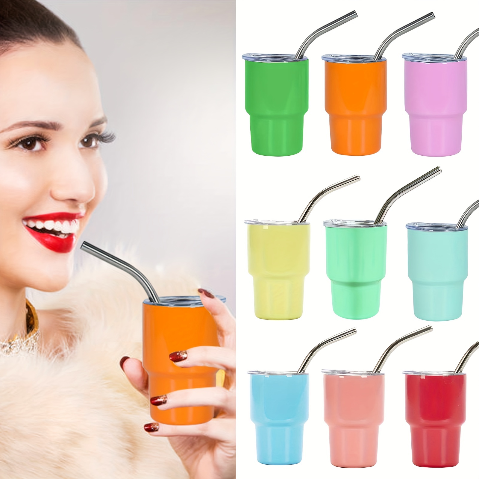 Blank Sublimation Shot Cup Stainless Steel Shot Glass Bar - Temu
