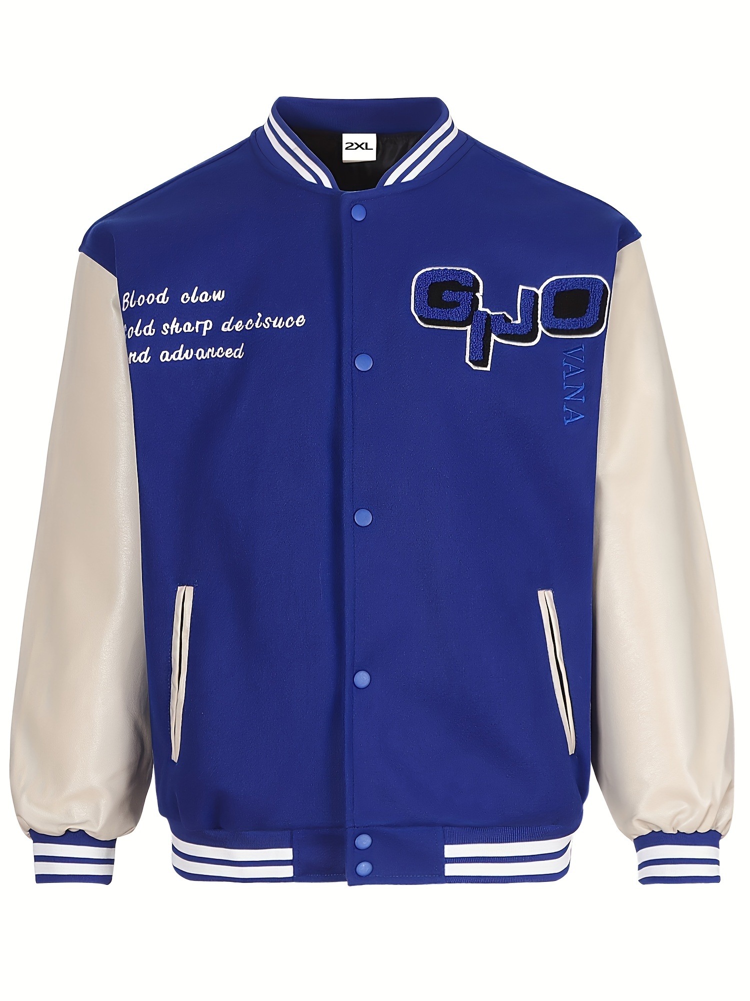 Chaqueta Béisbol Americana Literaria Retro Hombre Talla - Temu