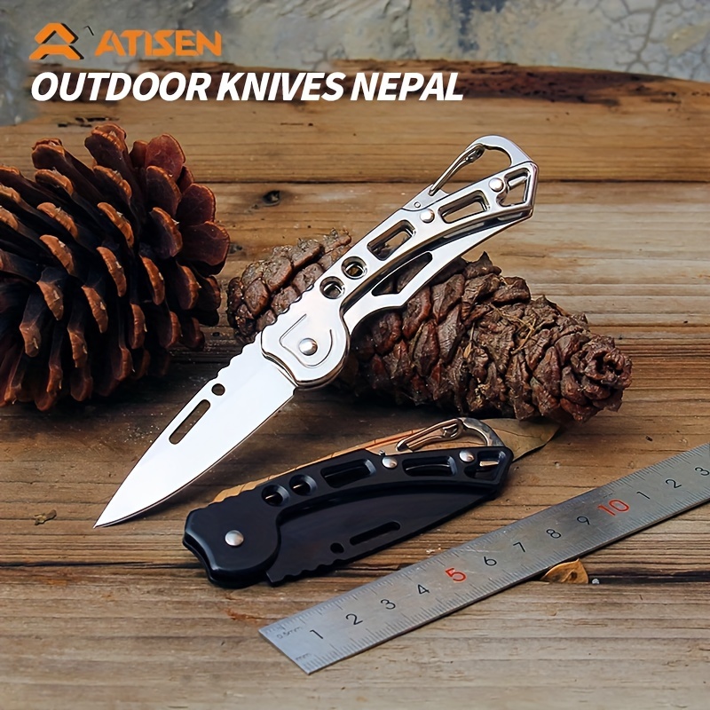 Folding Knife Small Pocket Knife Outdoor Camping Edc - Temu