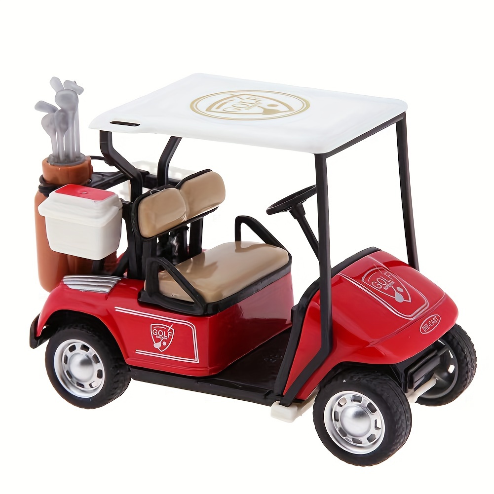 1pc, Cute Golf Cart Model, Mini Creative Car Toy Model