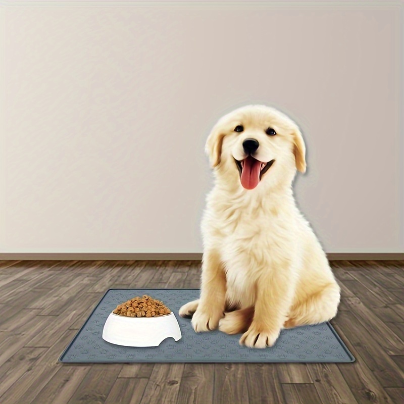 Non slip Waterproof Pet Food Mat Easy To Clean Absorbent - Temu