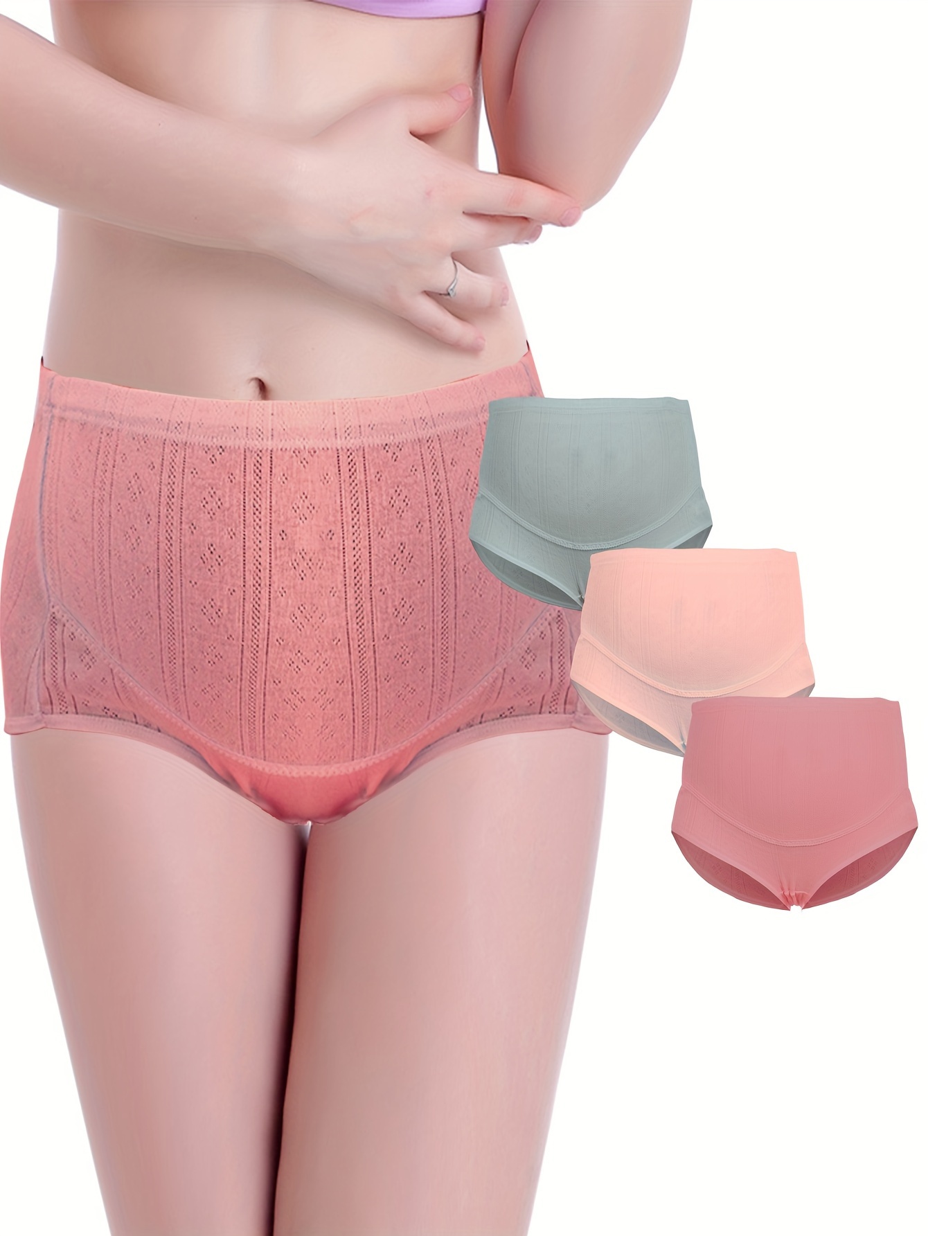 Maternity Panties Low Waist Pregnancy Women's Cotton - Temu