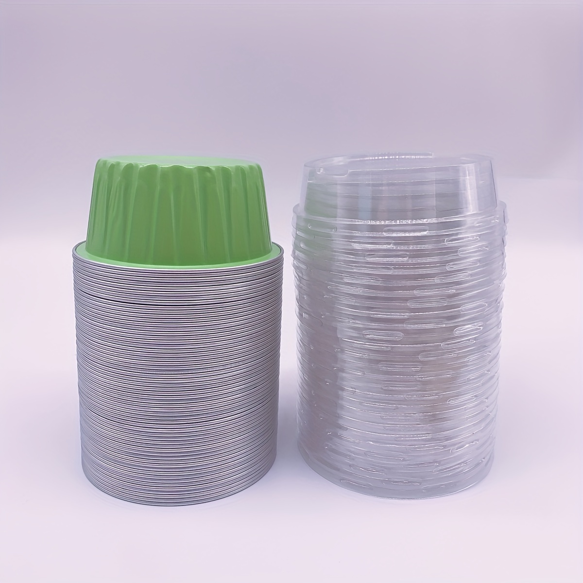 50/100pcs Vasos Plástico Tapas Pequeños Mini Recipientes - Temu Mexico