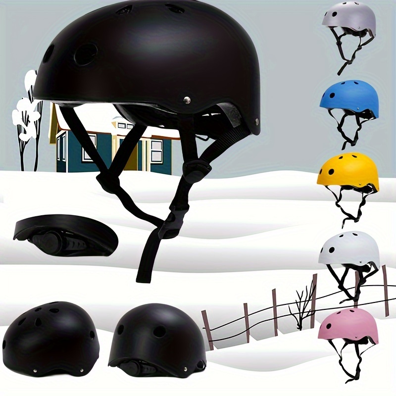 Casco de esquí, casco de snowboard para jóvenes/adultos, sistema de  ventilación de tamaño ajustable, casco deportivo para hombres y mujeres