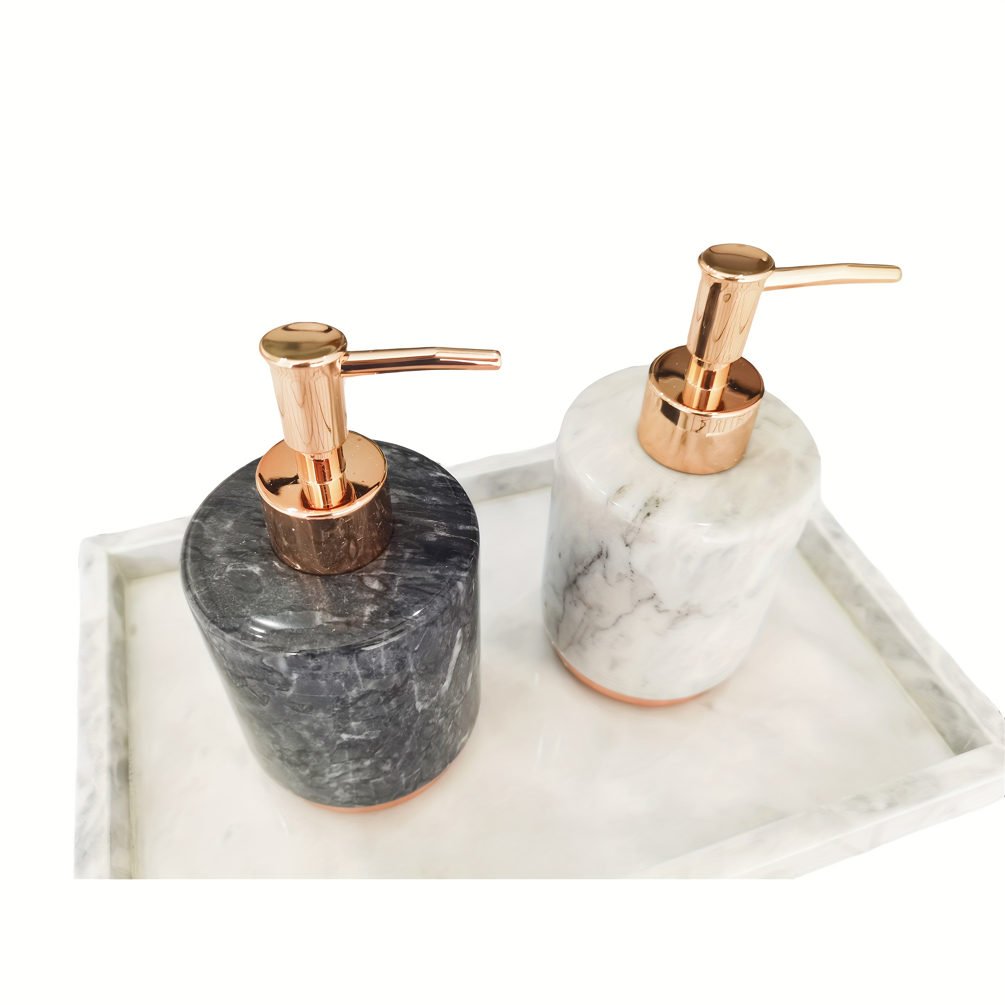 Luxury Marble Pattern Soap Dispenser Countertop Lotion - Temu