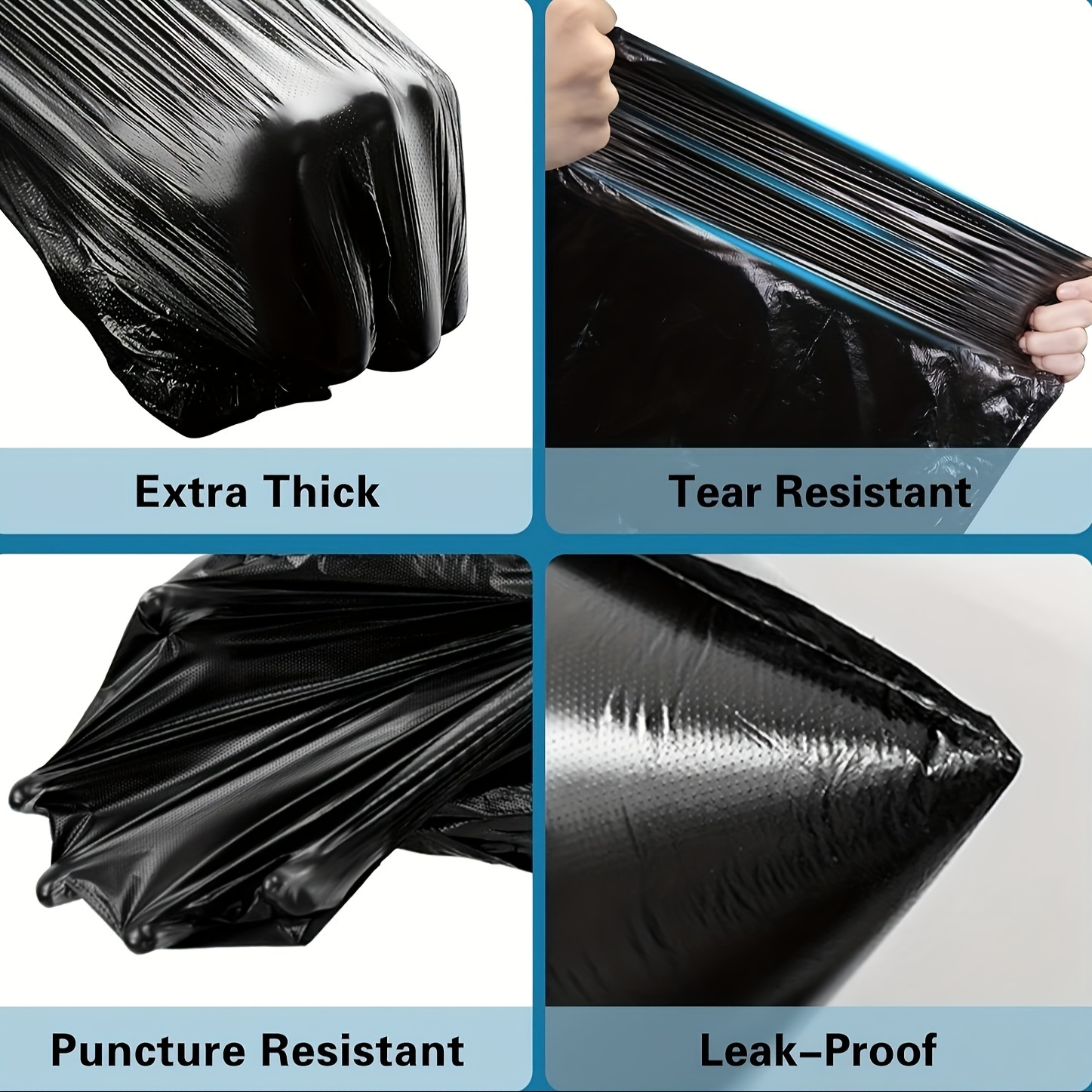 Bag Black Thickened Large Garbage Bag Medium And Small Size Catering  Sanitation Kitchen New Material - Temu