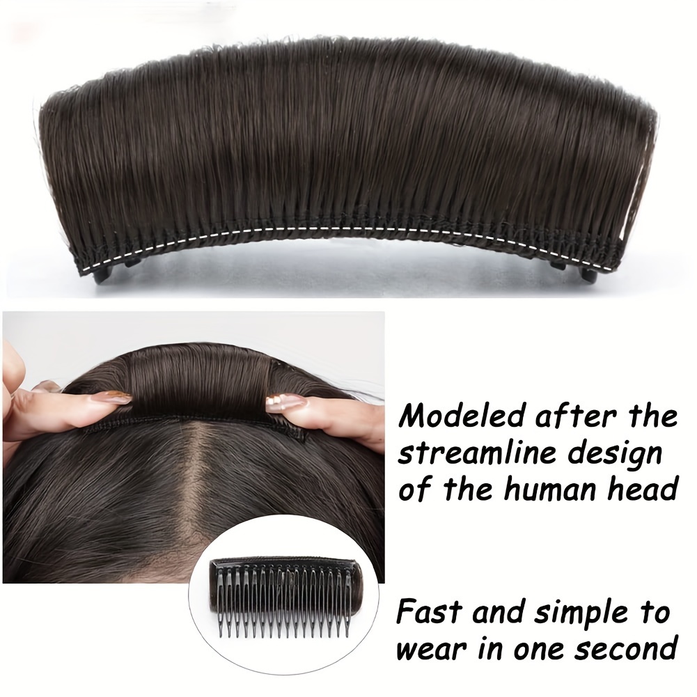Bump It Up Volume Hair Bun Clip de cabelo falso invisível - Temu Portugal