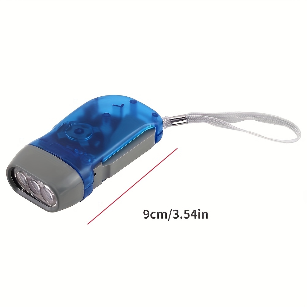 Camping Hand Crank Light Manual Power Supply Flashlight Tools With