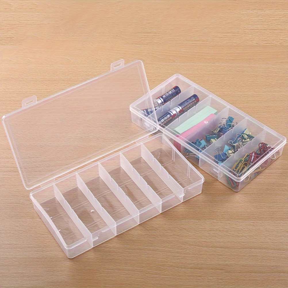 Small Items Lattice Storage Box Transparent Plastic Box - Temu