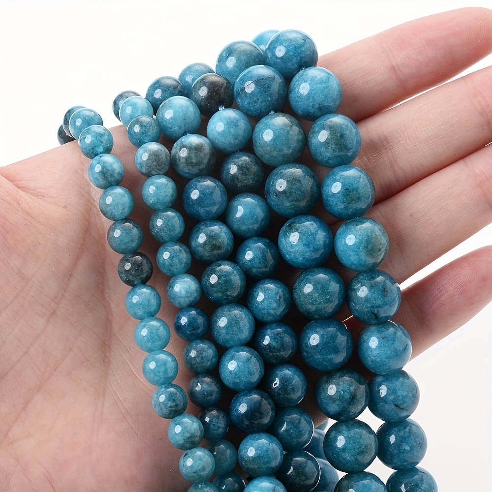 Blue Beads For Jewelry Making - Temu