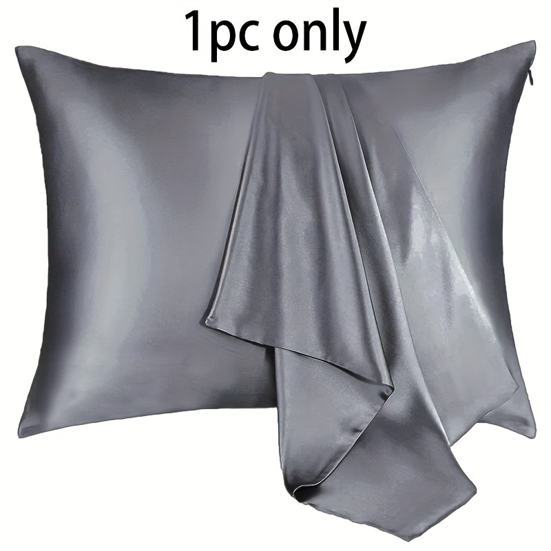 Satin Pillowcase With Hidden Zipper