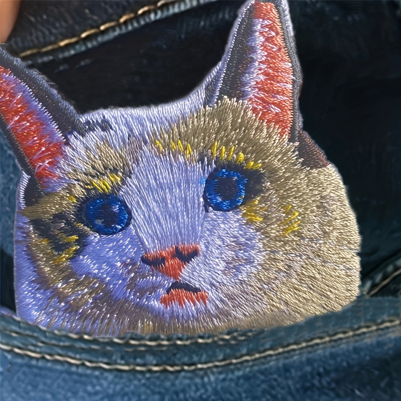 Fabric Embroidered Cat Cartoon Patch Cap Clothes Stickers Bag Sew Iron On  Applique DIY Apparel Sewing Clothing Accessories BU158 - Price history &  Review, AliExpress Seller - love happy shop