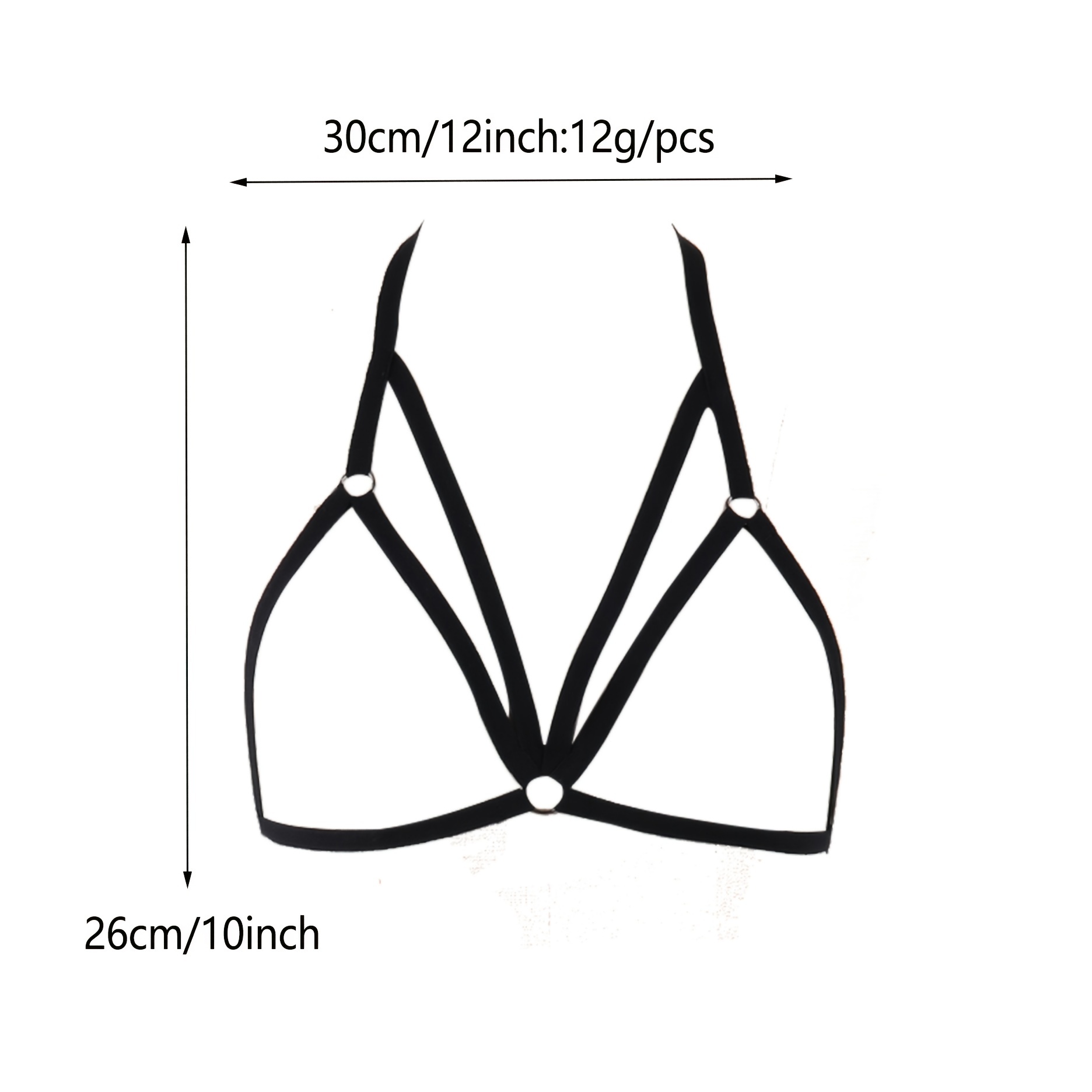 Women's Bra Strappy Hallow Out Bralette Sexy Lingerie Tops Cupless