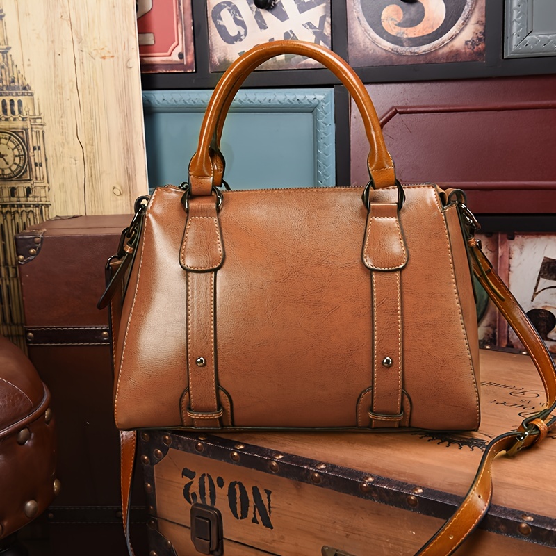 Ladies Leather Satchel Bag