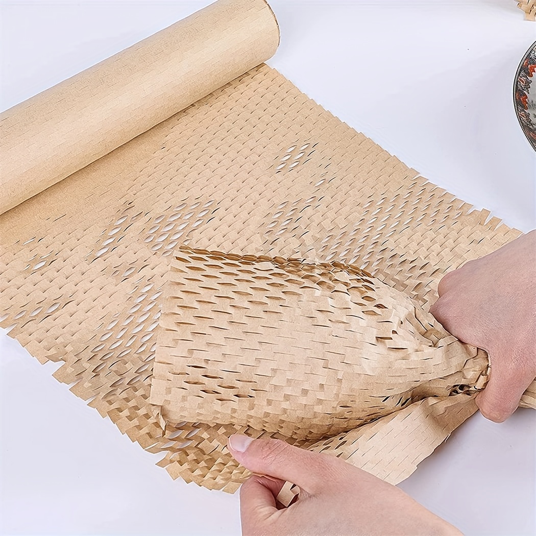 Papier D'emballage En Nid D'abeille Rouleau Coussin En Nid - Temu France