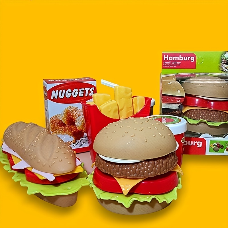 Accessoires bureau : Burger Frites taille-crayon et gomme - 8,95 €