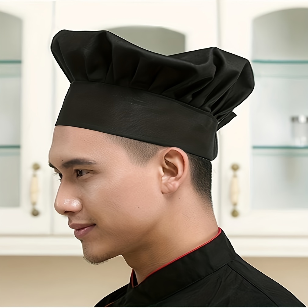 

1pc Chef Cotton Cloth Hat, Work Clothes Work Hat, Hotel Kitchen Restaurant Canteen Chef Hat, Baking Shop Cake Hat