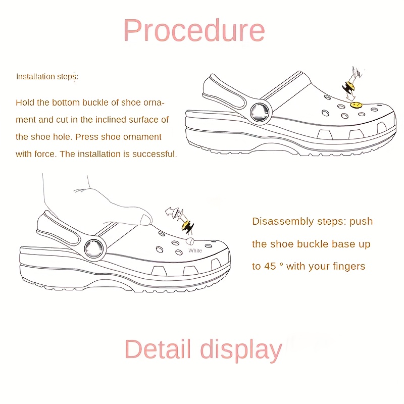 Designer Shoes Decoration Accessories Jibbitzs Cartoon Shoes