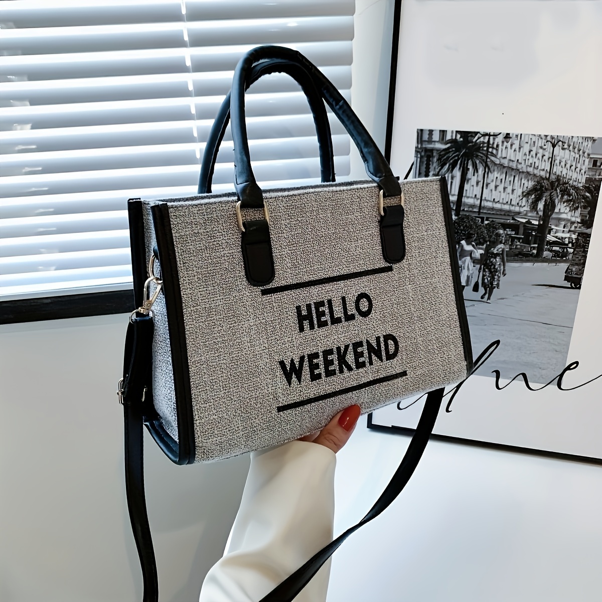 Vintage Canvas Tote Bag, Retro Small Handbag, Women's Casual Purse For  School & Commute - Temu