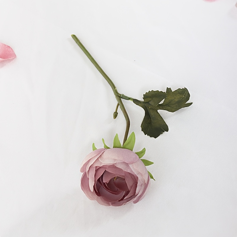 1bundle 6 Heads Rose Artificial Flowers Fake Rose Flower - Temu