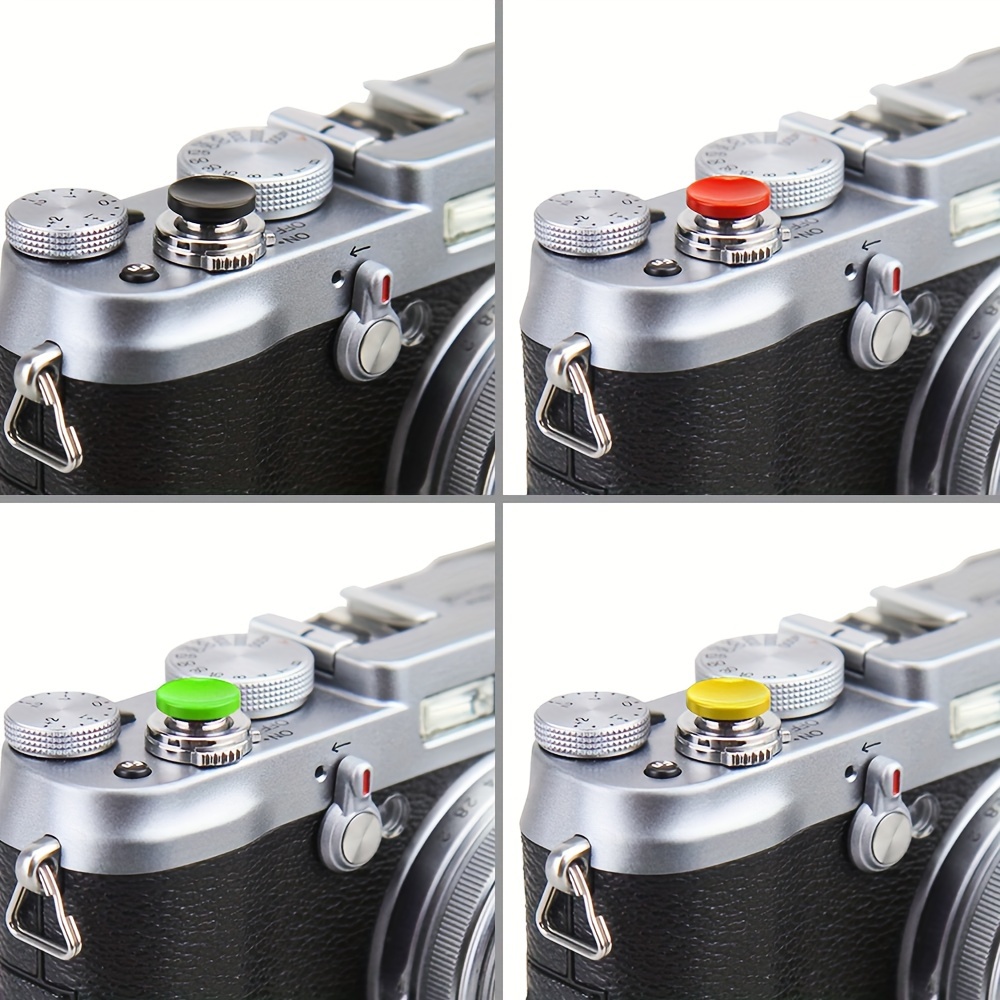  Metal Brass Soft Release Button Shutter Release Button  Compatible with Fujifilm XT20 X100F X-T2 X100T X-PRO2 X-T10 X-PRO1 X-E2S  X100 X100S X10 X20 X30 X-E1 X-E2 STX-2, Black : Tools 