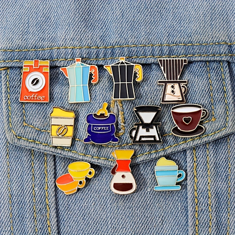 Set of 3 Brooch Pins Set Novelty Anime Decorative Pins Lapel Pins