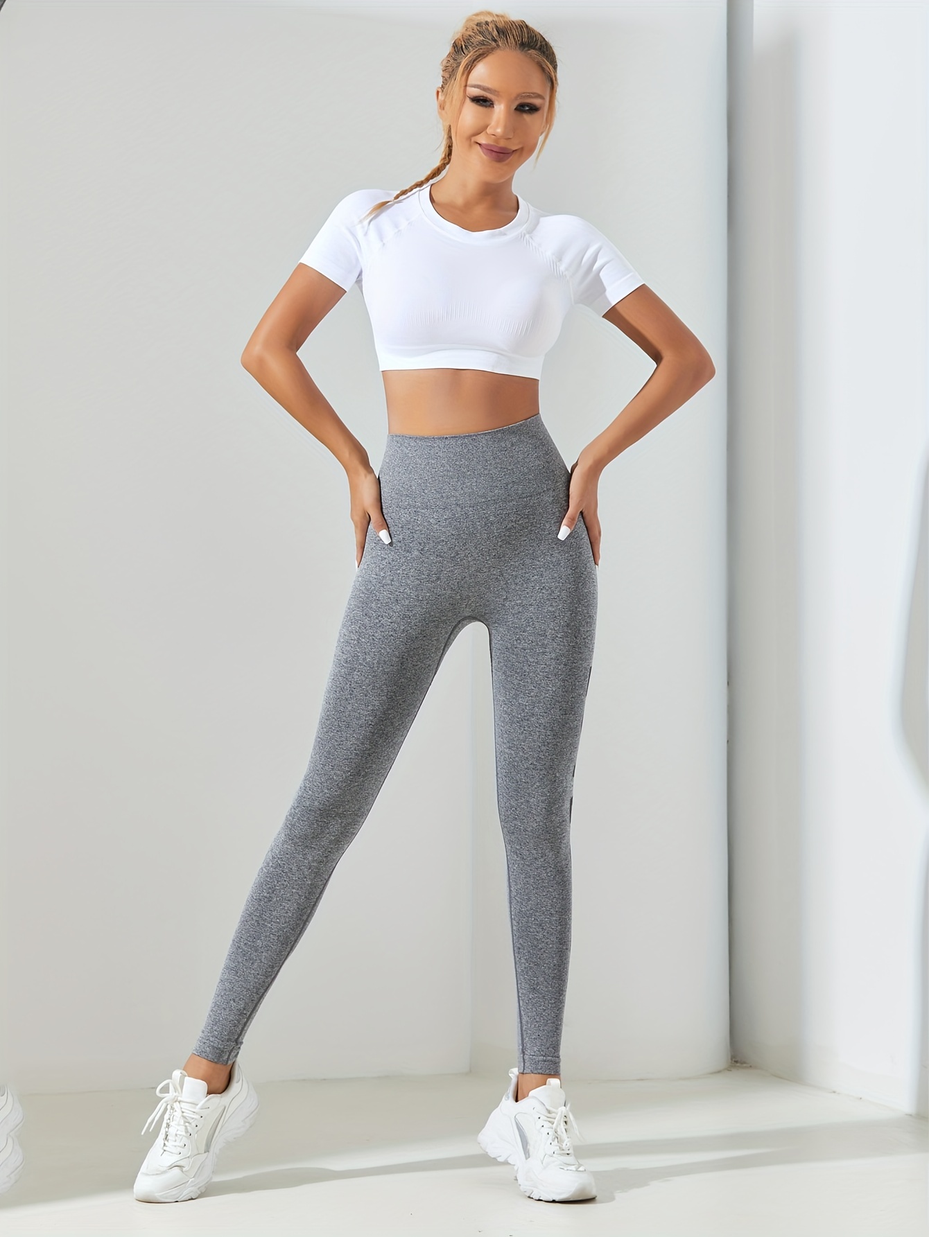 High Waist Seamless Yoga Tight Pants Fitness Workout - Temu