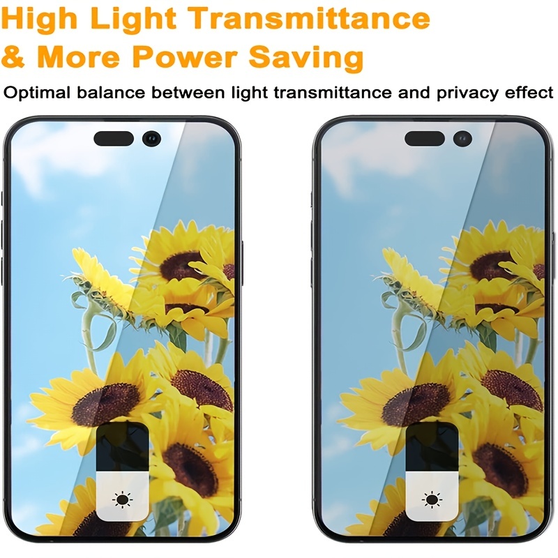 Película protectora en cristal templado para iPhone 14 Pro Max