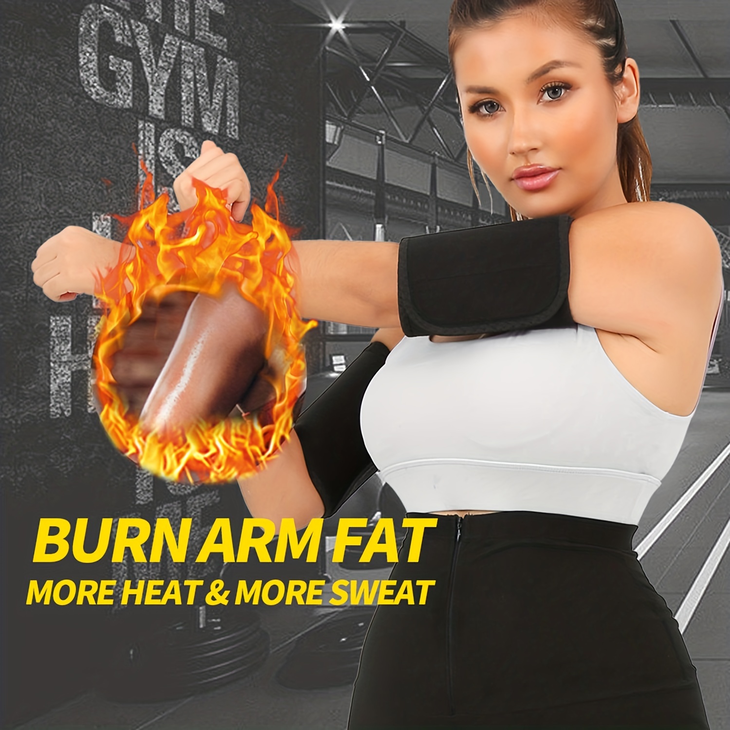 Lose Arm Fat Instantly With Sauna Arm Trimmer Sweat Bands - Temu