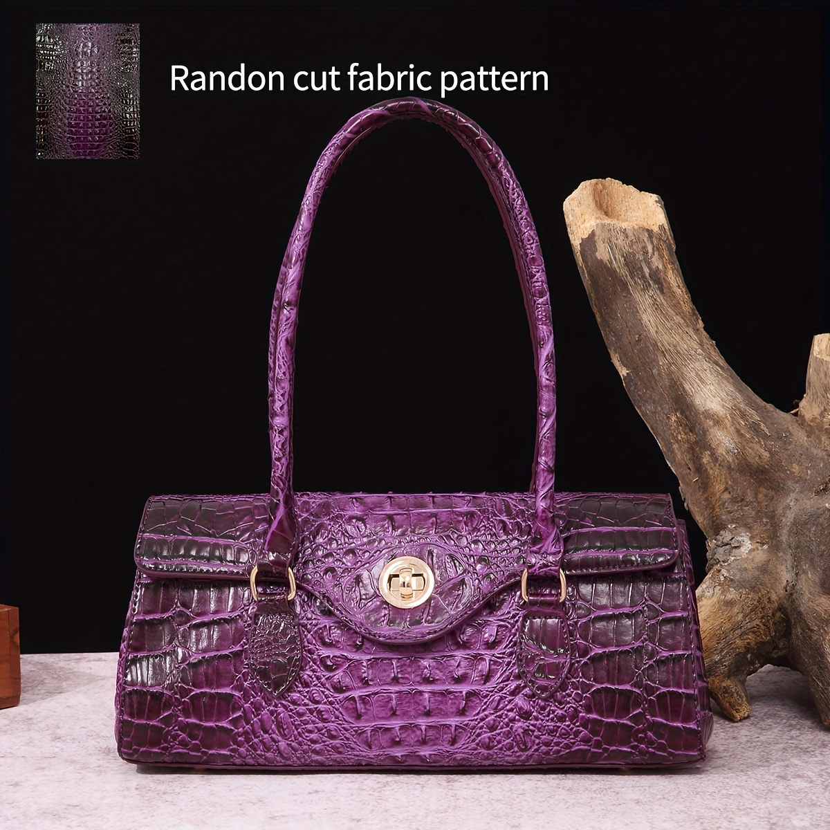 Dark purple outlet handbag