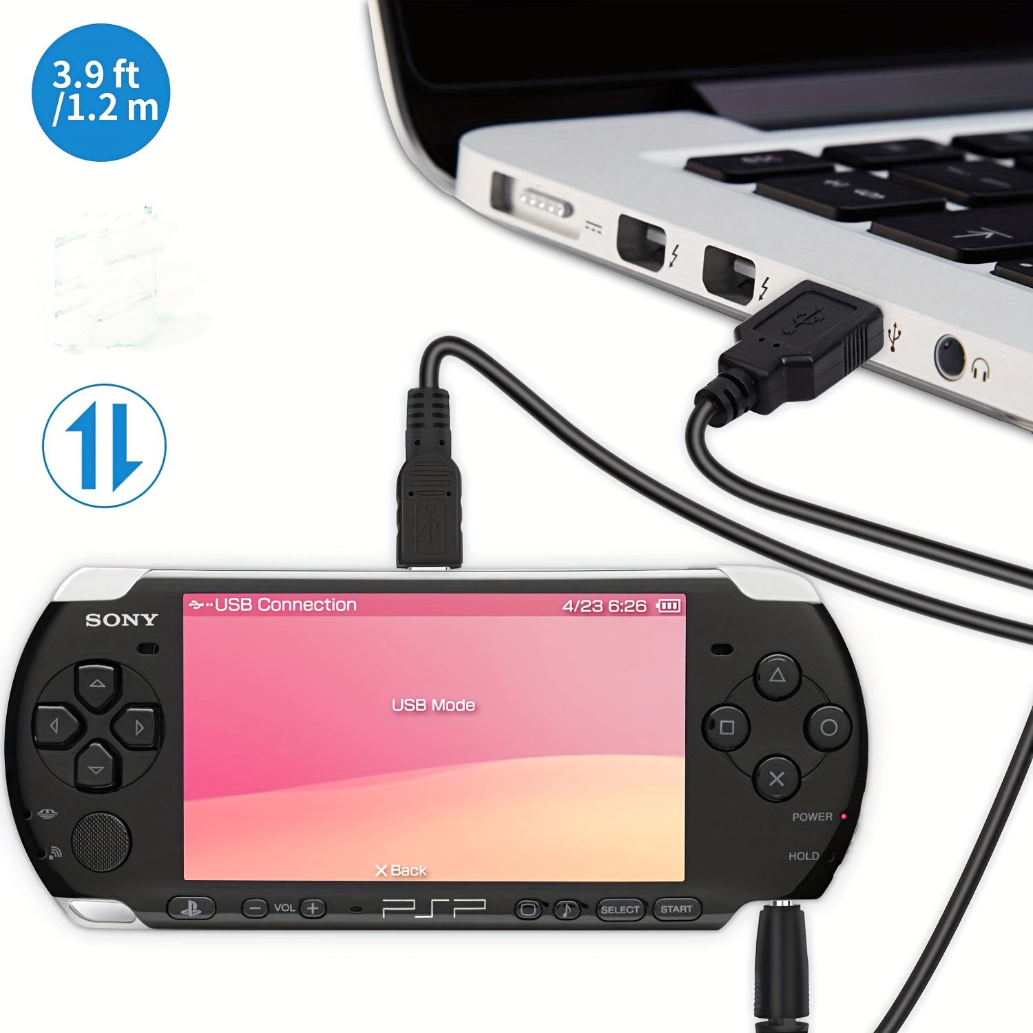 For Psp Charger Cable, Playstation Portable Charger Psp Power Cord