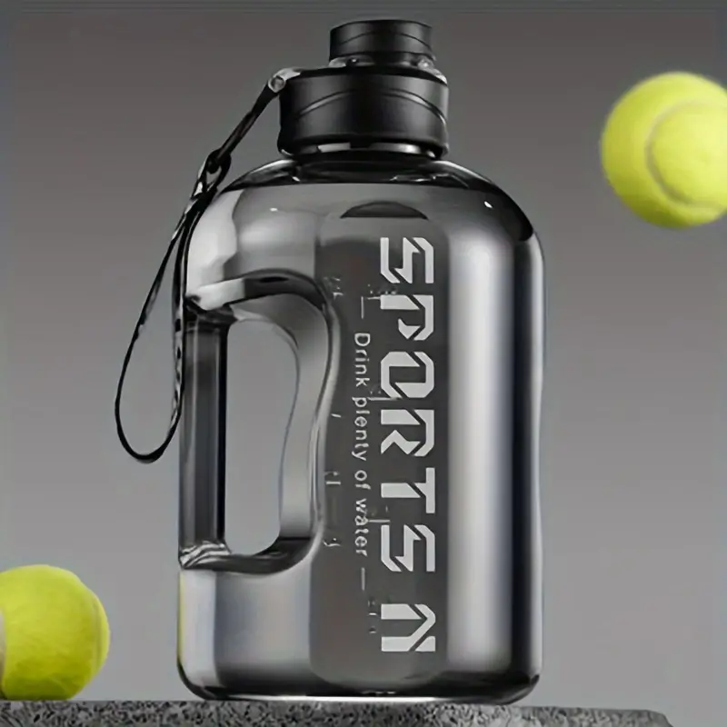 Pp Material Portable Large Capacity Water Bottle With Precise Scale,  Suitable For Men And Women Outdoor Sports Fitness Cycling Gym Exercise -  Temu