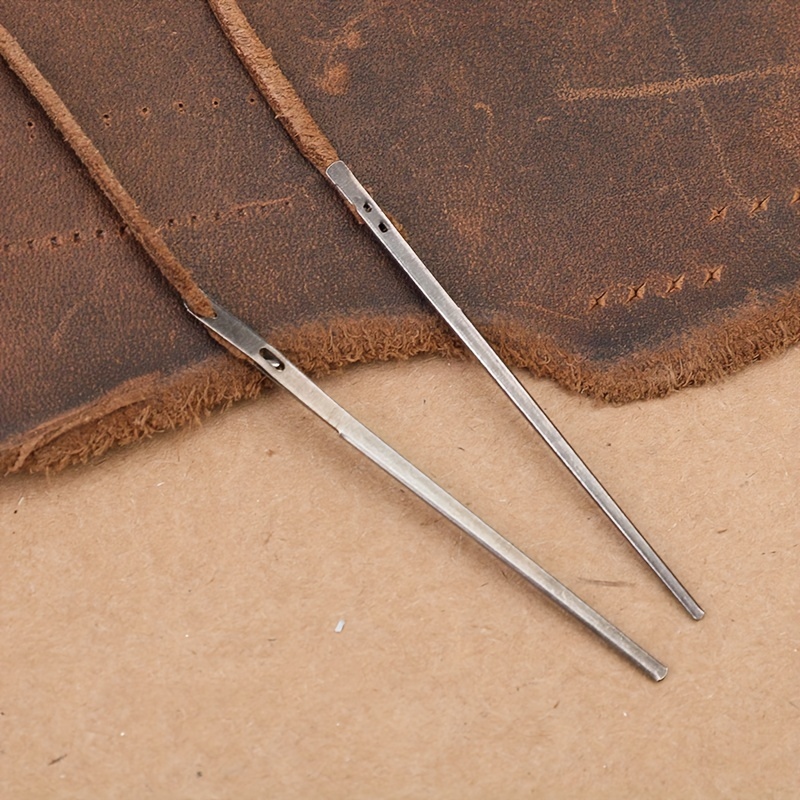 Metal Hand-stitched Leather Needles Sewing Knitting Cowhide Apparel DIY  Craft