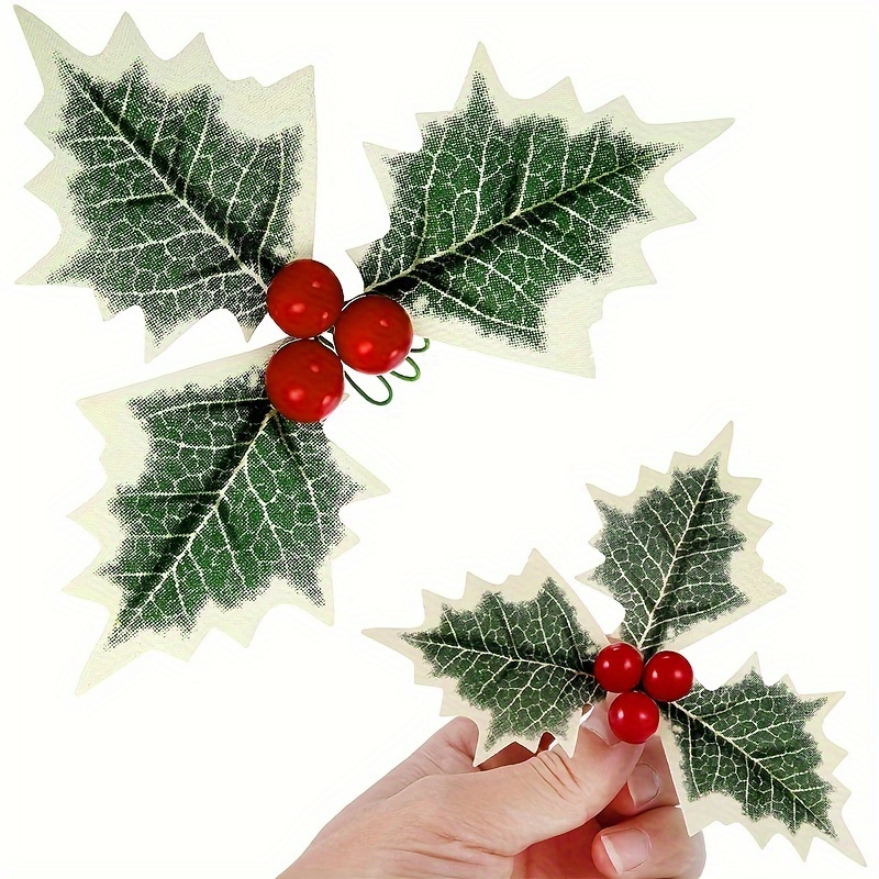 Christmas Tree Wreath Accessories Branch Plug-in Ornaments Christmas  Supplies Simulation Christmas Leaves Plus Red Fruit Holly Berries - China  The Christmas Tree and Christmas Tree Accessories price